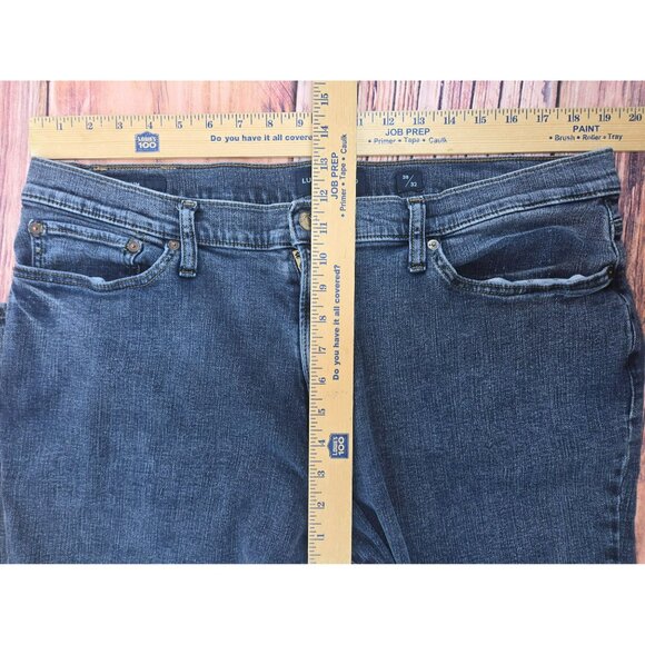 Lucky Brand 121 Slim Fit Mens Jeans 38 x 32 Medium Wash Stretch Casual Jeans - Picture 8 of 9